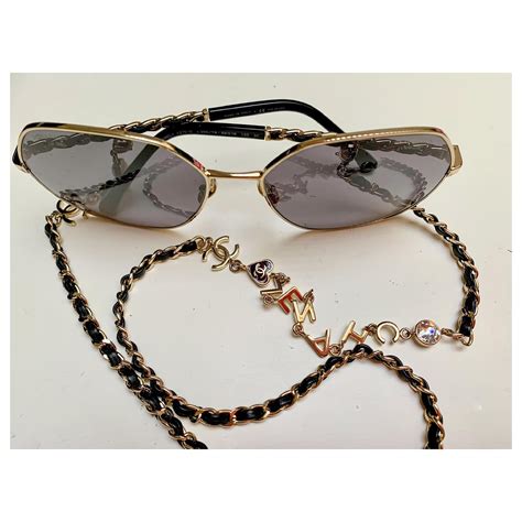 chanel inspired glasses chain